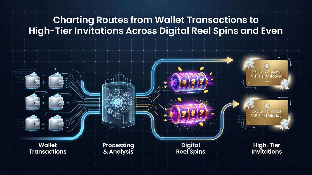 Player dashboard displaying loyalty tier progression from wallet-funded spins to VIP sports event access