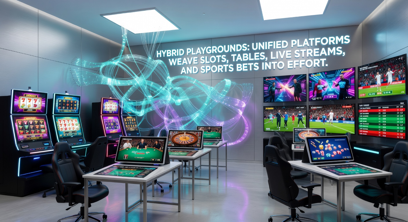 Close-up of a mobile screen displaying hybrid playground navigation: slots on one tab, live blackjack stream, poker tables, and live soccer betting slips all accessible via swipe gestures
