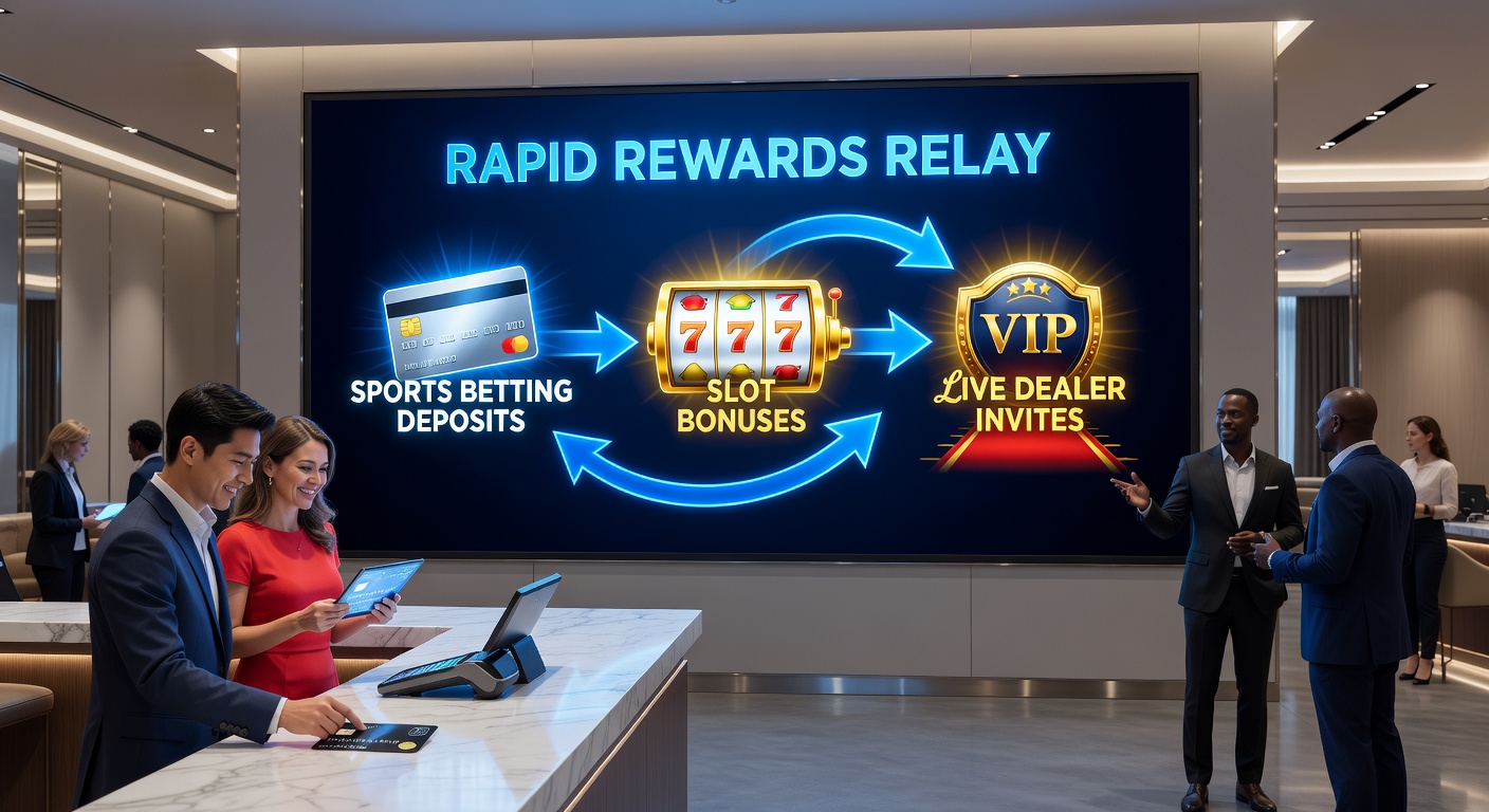 Close-up of a mobile app interface showing a sports bet deposit converting to glowing slot bonus icons and a VIP live dealer invitation popup